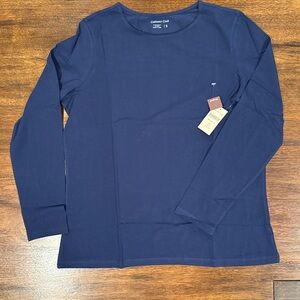 NWT! Coldwater Creek Lightweight Long Sleeve Tee • Midnight • Women’s Size: XL